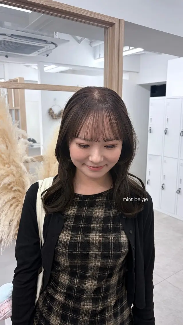 ミディアム カラー カット ヘアカラー うる艶レイヤー透明感 カラー/gima🌱のヘアスタイル