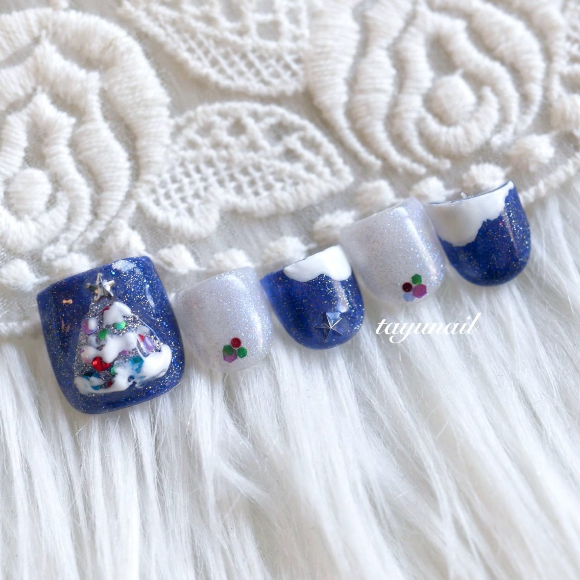 ネイル アートネイル ジェルネイル パラジェル ネイルサロン 【たゆnail】小中のネイルデザイン