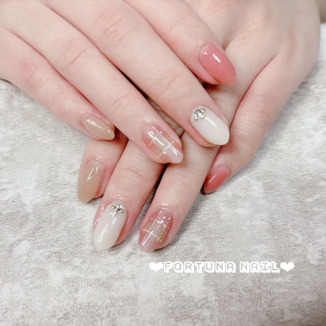 ネイル Nail •Head スパFortunaのネイルデザイン