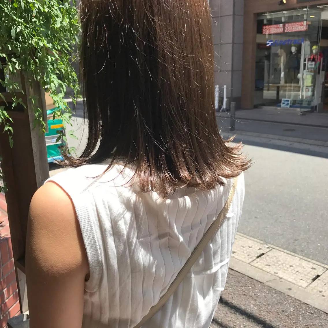 カラー クニモトハルナ ボブ/柔らかカラーのヘアスタイル