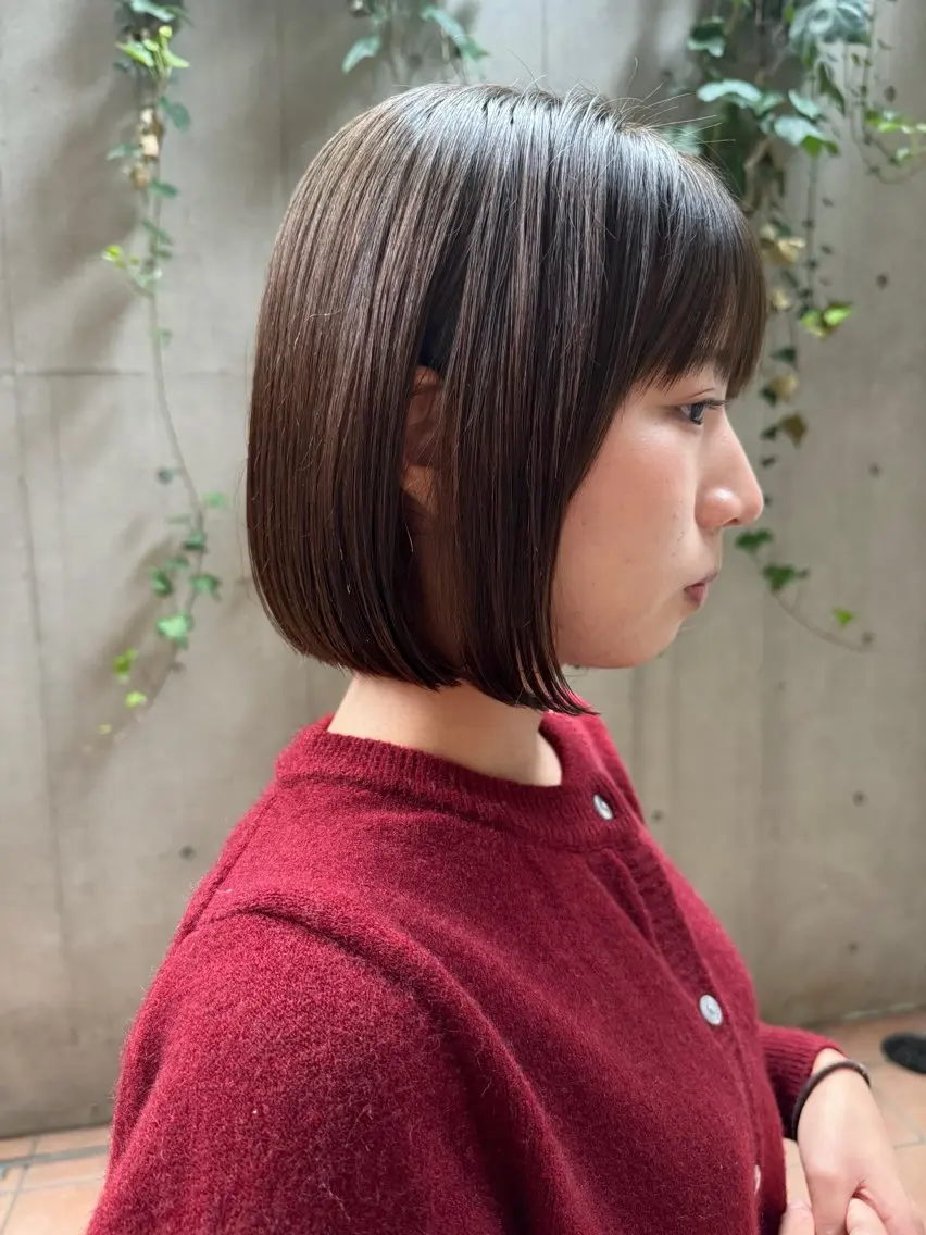 ショート カラー ボブ/ショート 吉田竣のヘアスタイル