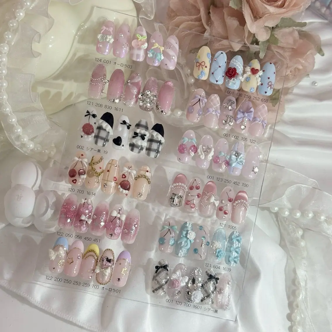 ネイル 春ネイル Y♡Veil 池袋店のネイルデザイン