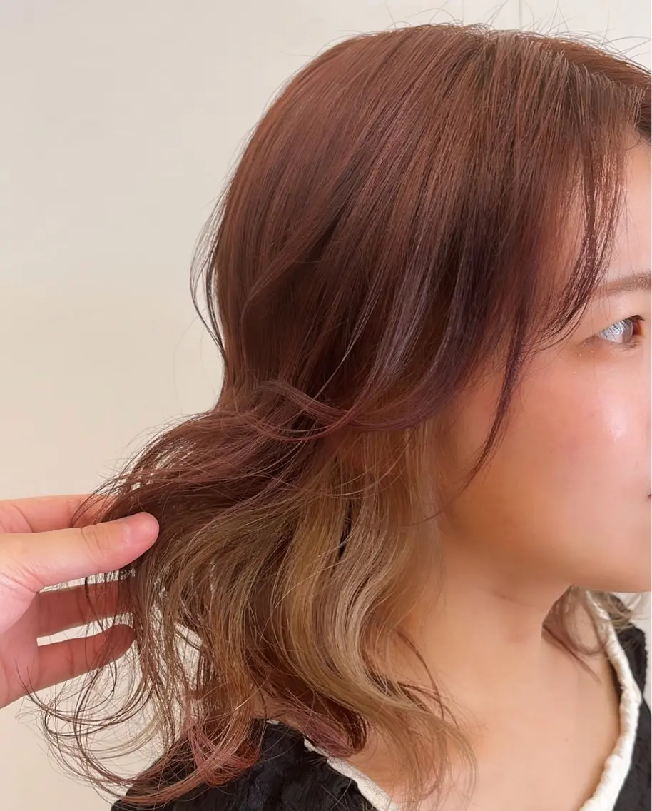 ミディアム カラー ヘアカラー メンズ特化🔥 仙台/富沢/管野一稀のヘアスタイル