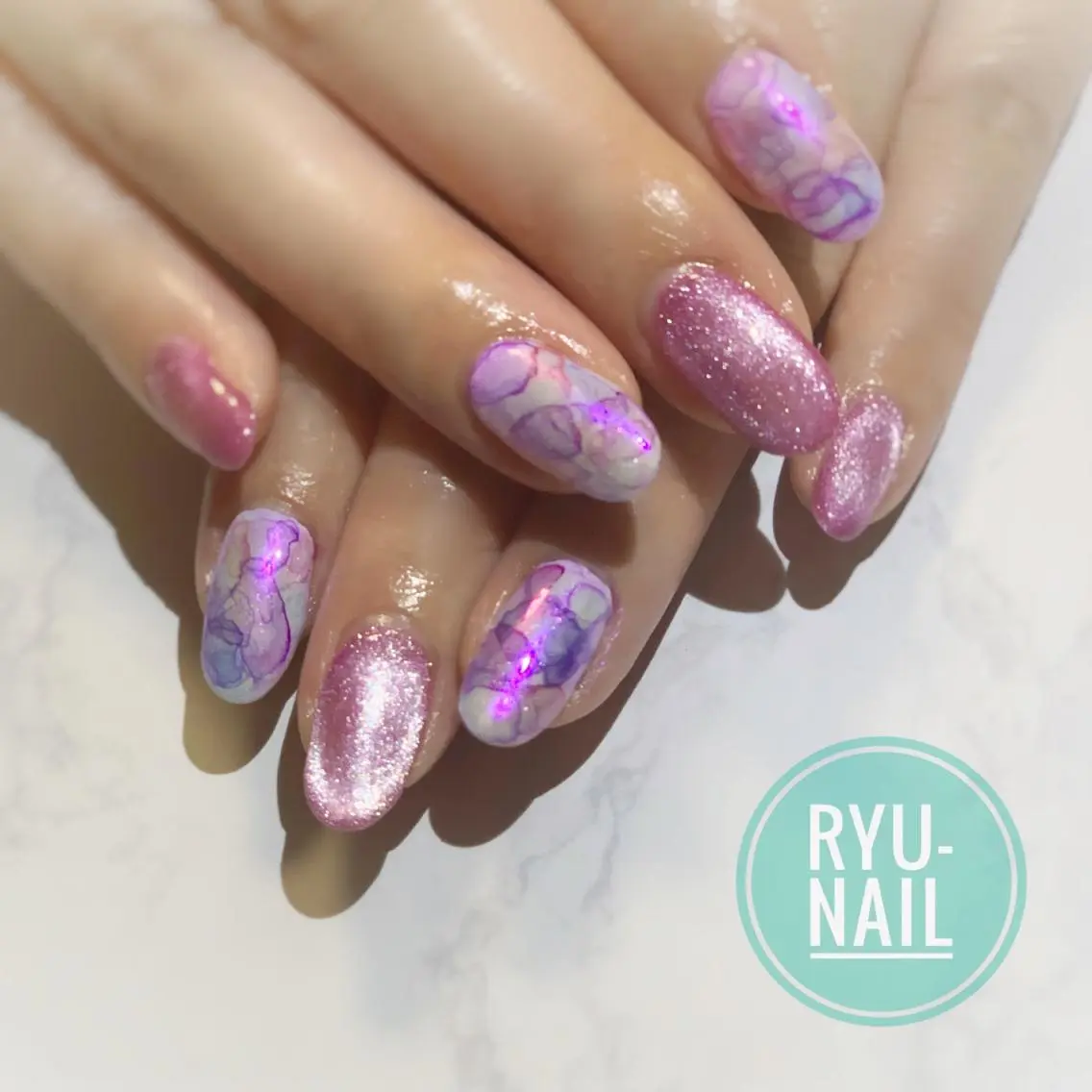 ネイル ハンドネイル Ryu-nail 對馬　琴美のネイルデザイン