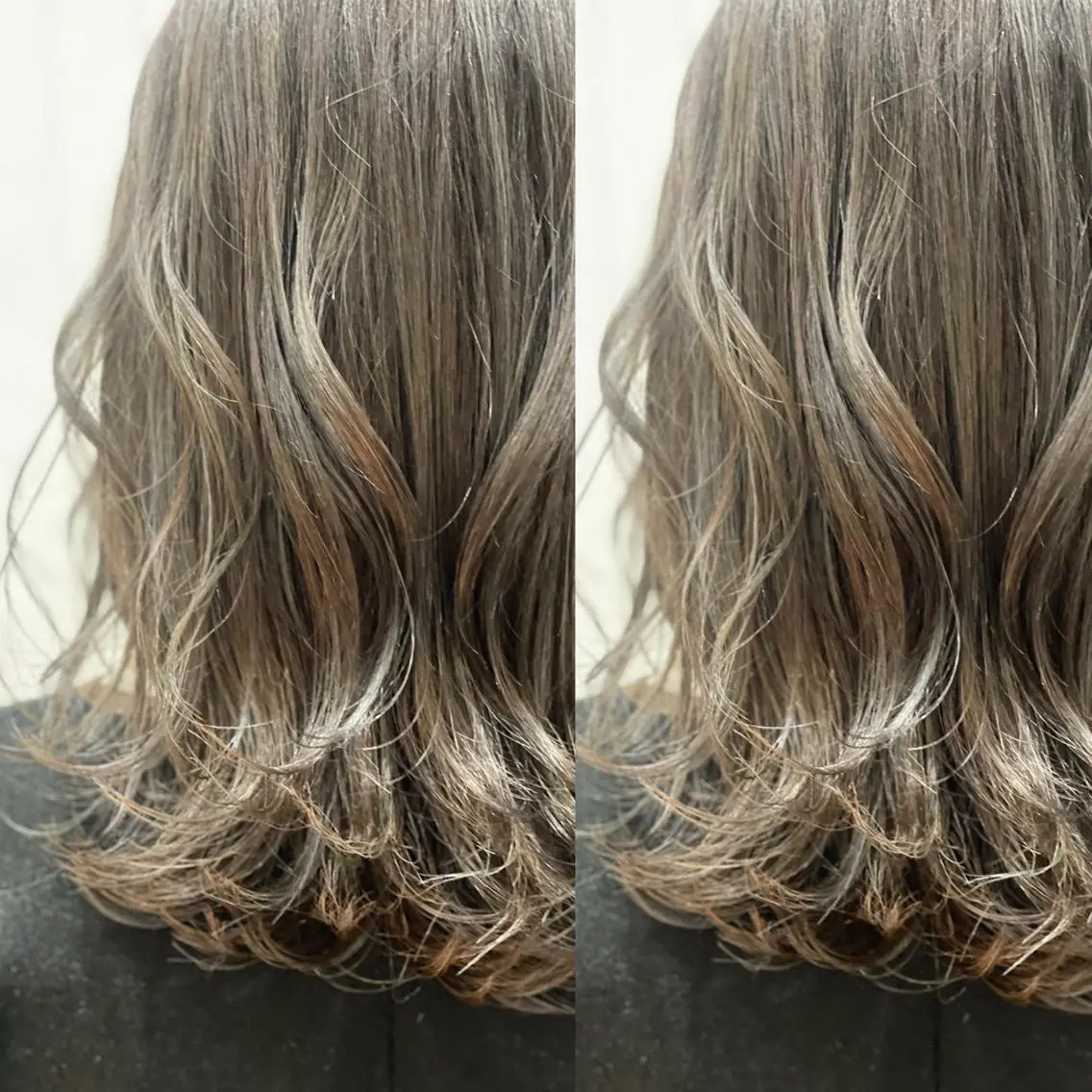 カラー グレージュ ハイライトカラー Snaly カラー特化ページのヘアスタイル