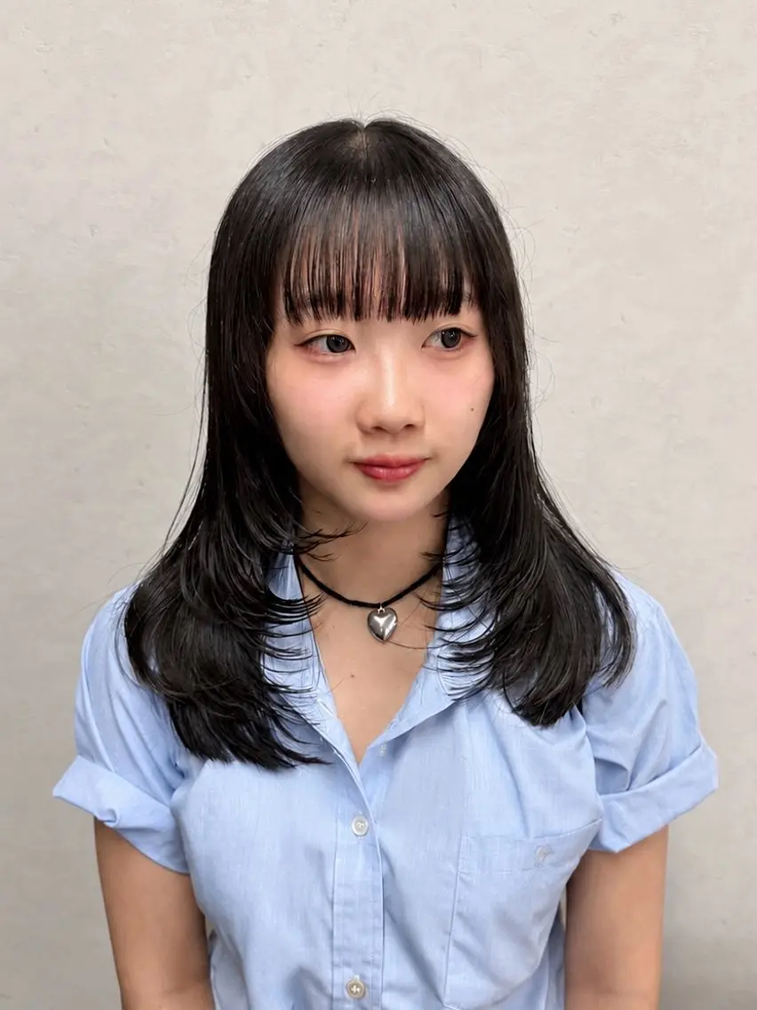 セミロング ボブ／ストレート🎀 harukaのヘアスタイル
