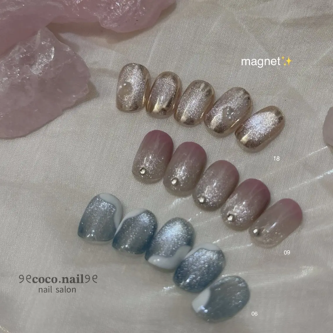ネイル lili.nail y2k/長さ出しのネイルデザイン