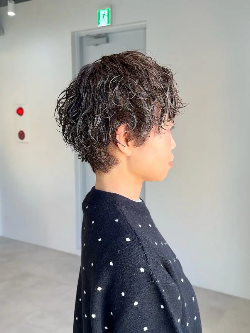 ショート ショートヘア SNSモニター募集！ くせ毛特化/大村のヘアスタイル