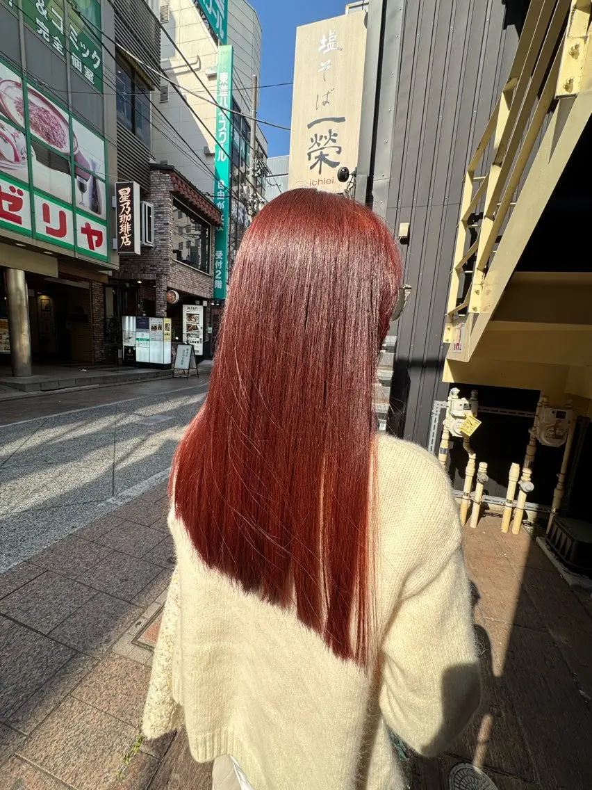 ロング カラー ロング カット たなか あいり【自由が丘】のヘアスタイル