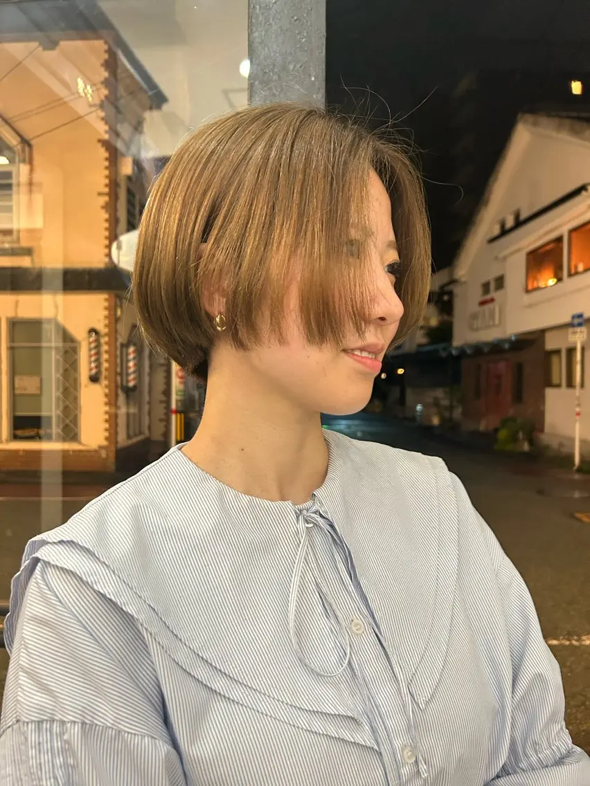 透明感抜群✨ブリーチなしのダブルカラーの写真