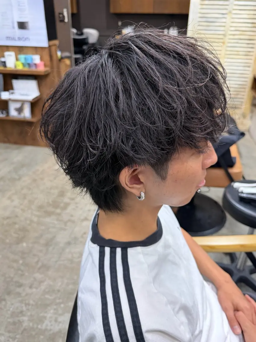 パーマ 大井 瞬太のヘアスタイル