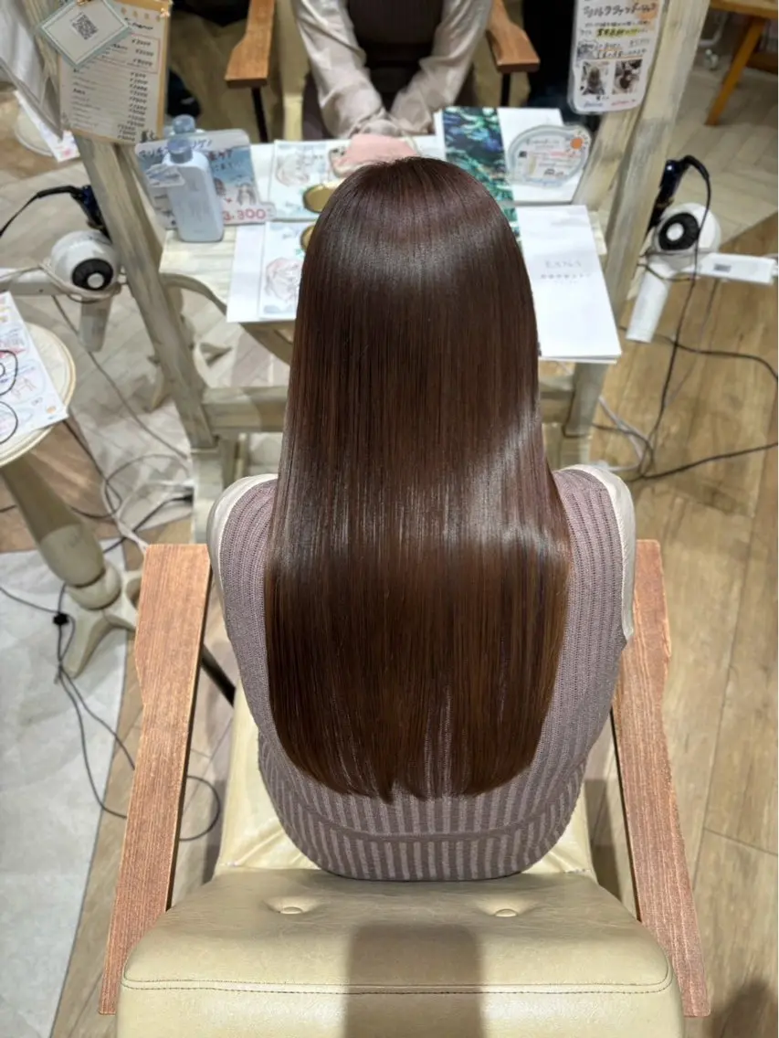 ロング カラー 🧡艶髪・ゆるふわ style💛ミユのヘアスタイル