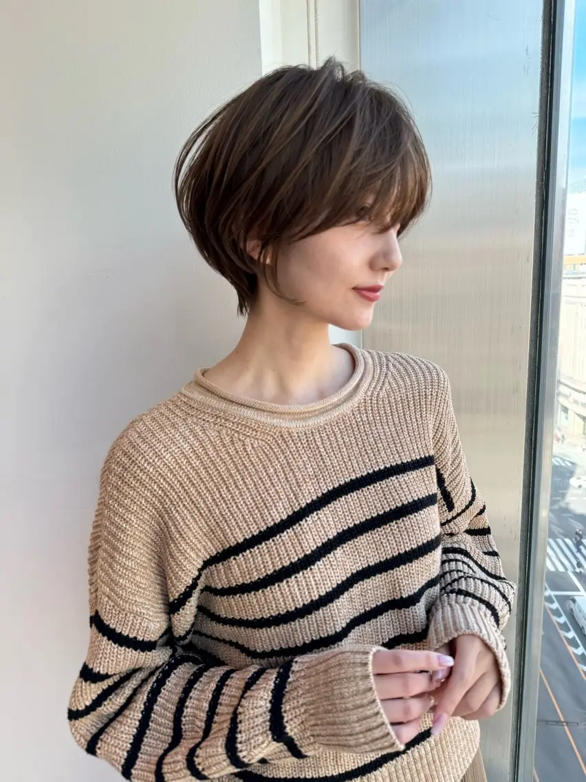 カラー 織江 叶夢のヘアスタイル