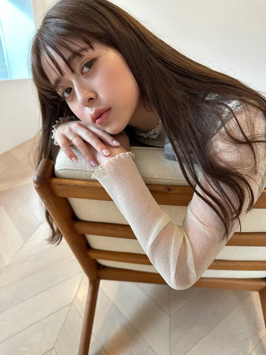 ロング カラー ヘアカラー トリートメント ROSA このかのヘアスタイル