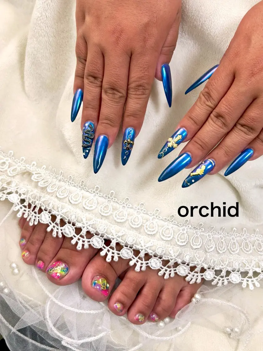 ネイル orchid ♡オーキッドのネイルデザイン