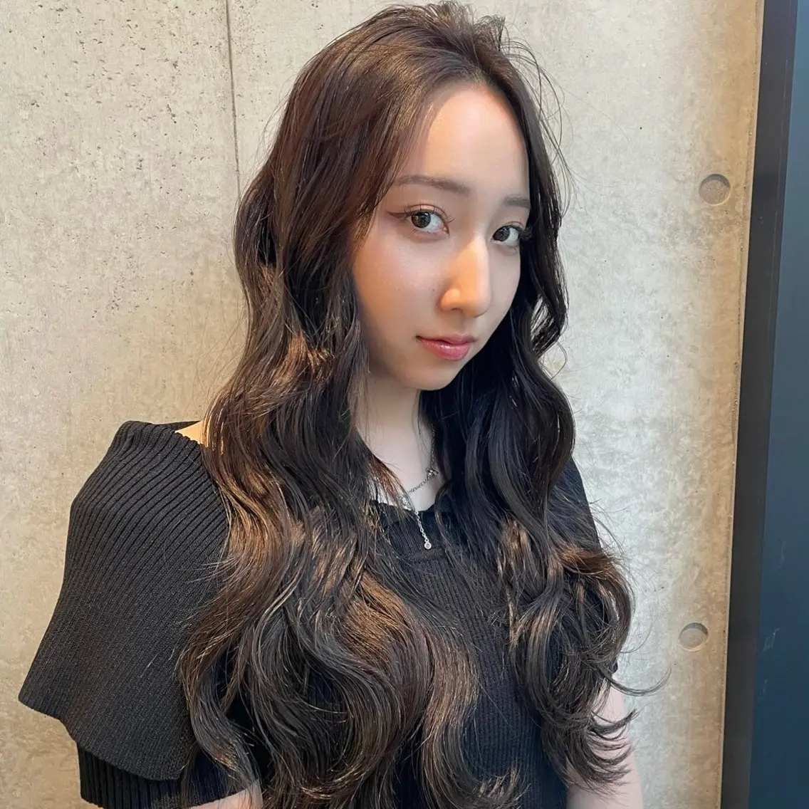 ロング カラー ヘアアレンジ アッシュ カット ヘアカラー トリートメント ヘッドスパ Mizobe misakiのヘアスタイル