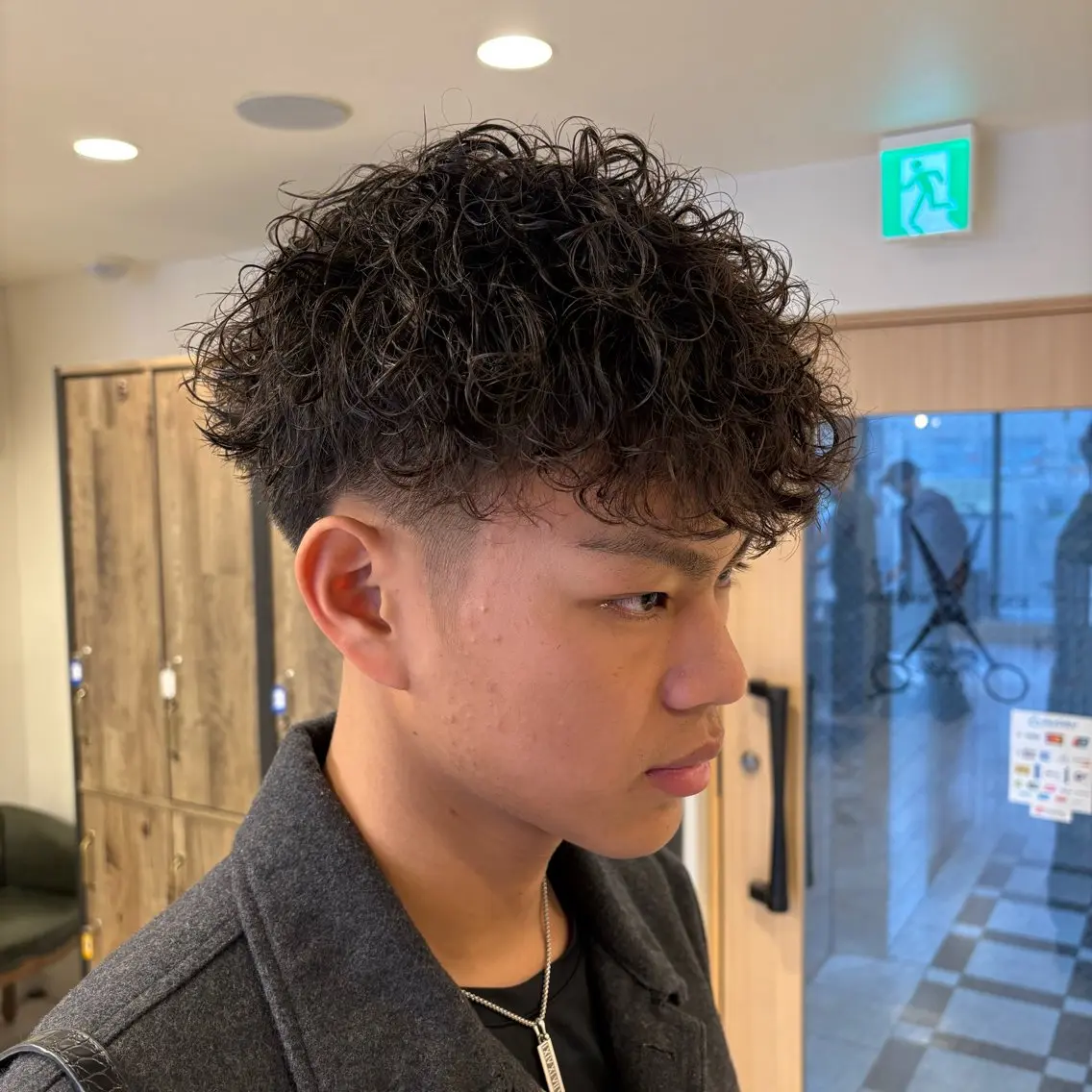 パーマ メンズ メンズパーマ 波巻きパーマ 田渕 涼/メンズヘア特化のヘアスタイル