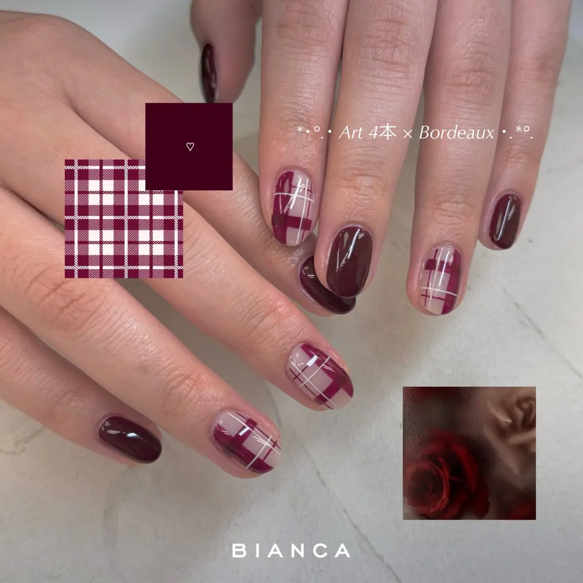 ネイル アートネイル シンプルネイル ハンドネイル Bianca大宮 Nail*森澤のネイルデザイン