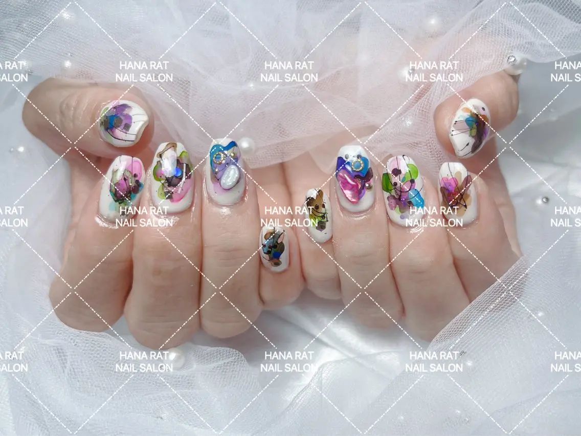 ネイル ハンドネイル HANA ART NAIL SALONのネイルデザイン