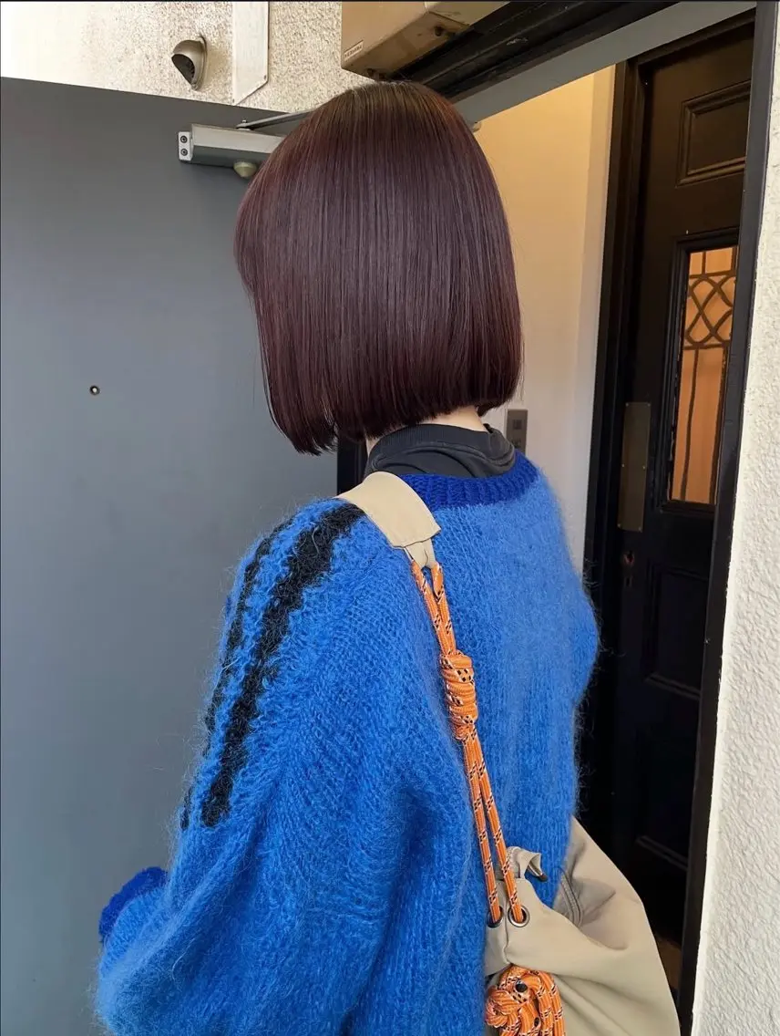 ショート カラー カット ヘアカラー トリートメント ボブ/ミディアム RIONAのヘアスタイル