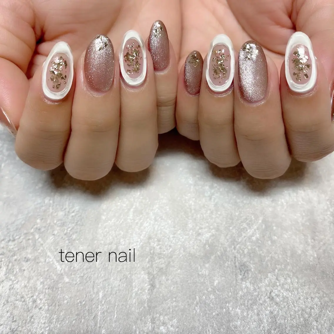 ネイル クリアネイル マグネットネイル ぷっくりネイル テネルネイル tener nailのネイルデザイン