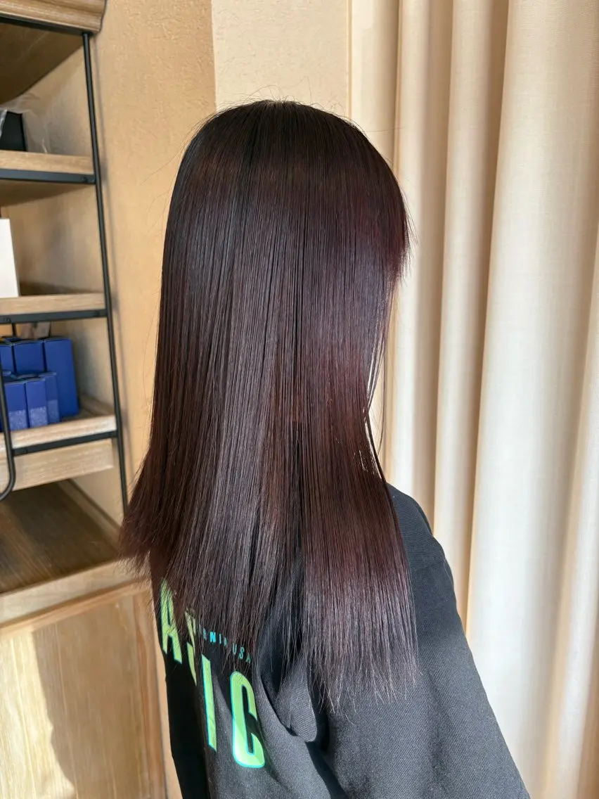 ロング カラー カット ヘアカラー あそう りゅうやのヘアスタイル