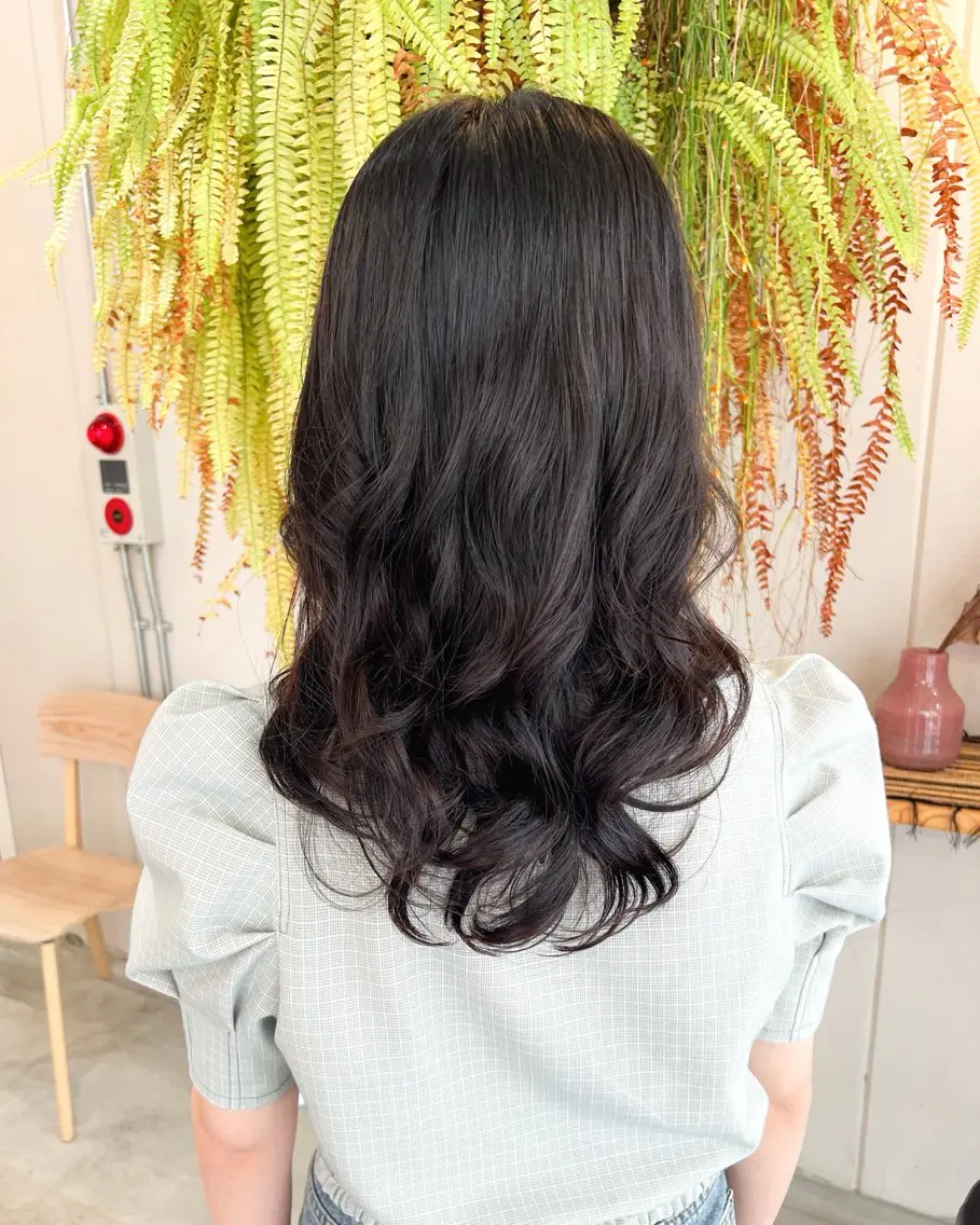 セミロング セミロングパーマ エトウリクシ パーマ美容師のヘアスタイル