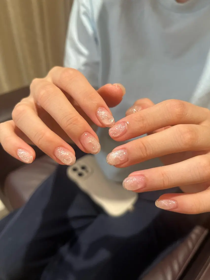 ネイル アートネイル クリアネイル キラキラネイル ラメ(グリッター) ぷっくりネイル NailAVANCE Ichikaのネイルデザイン