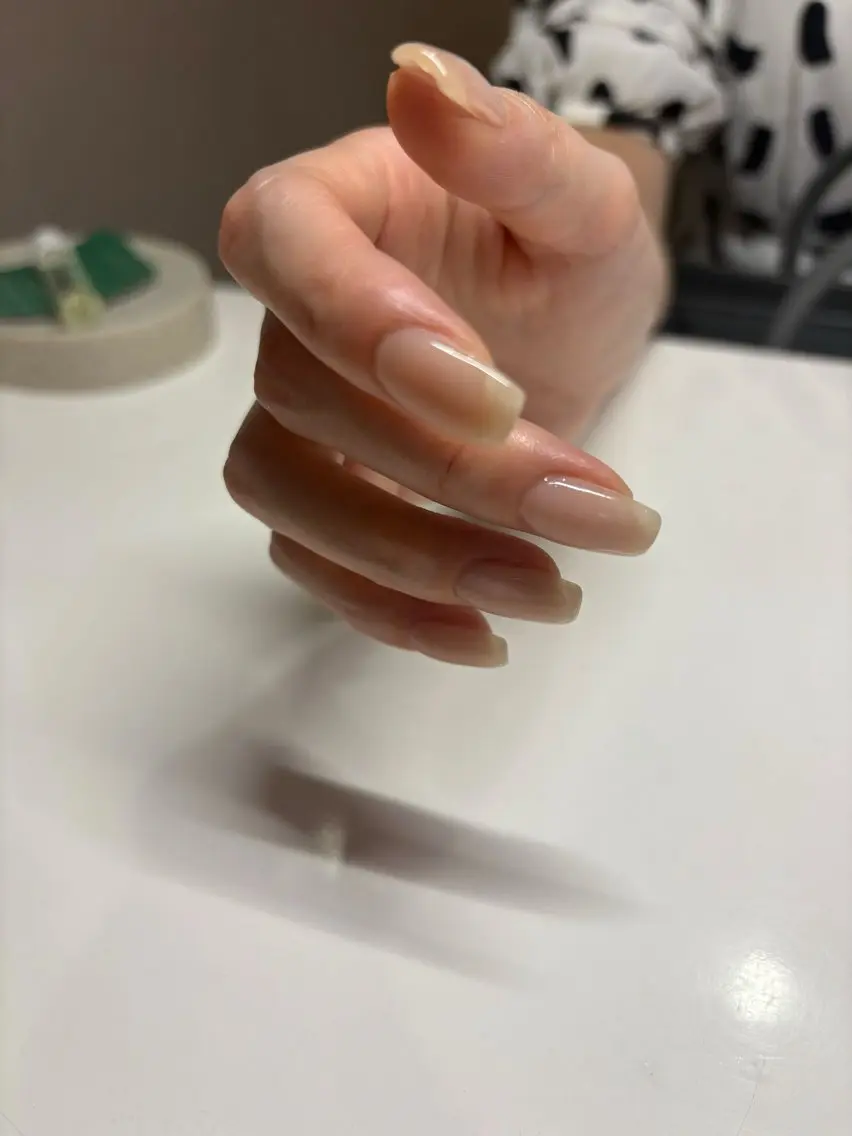 オフあり/ハンドジェルクリア仕上げの写真