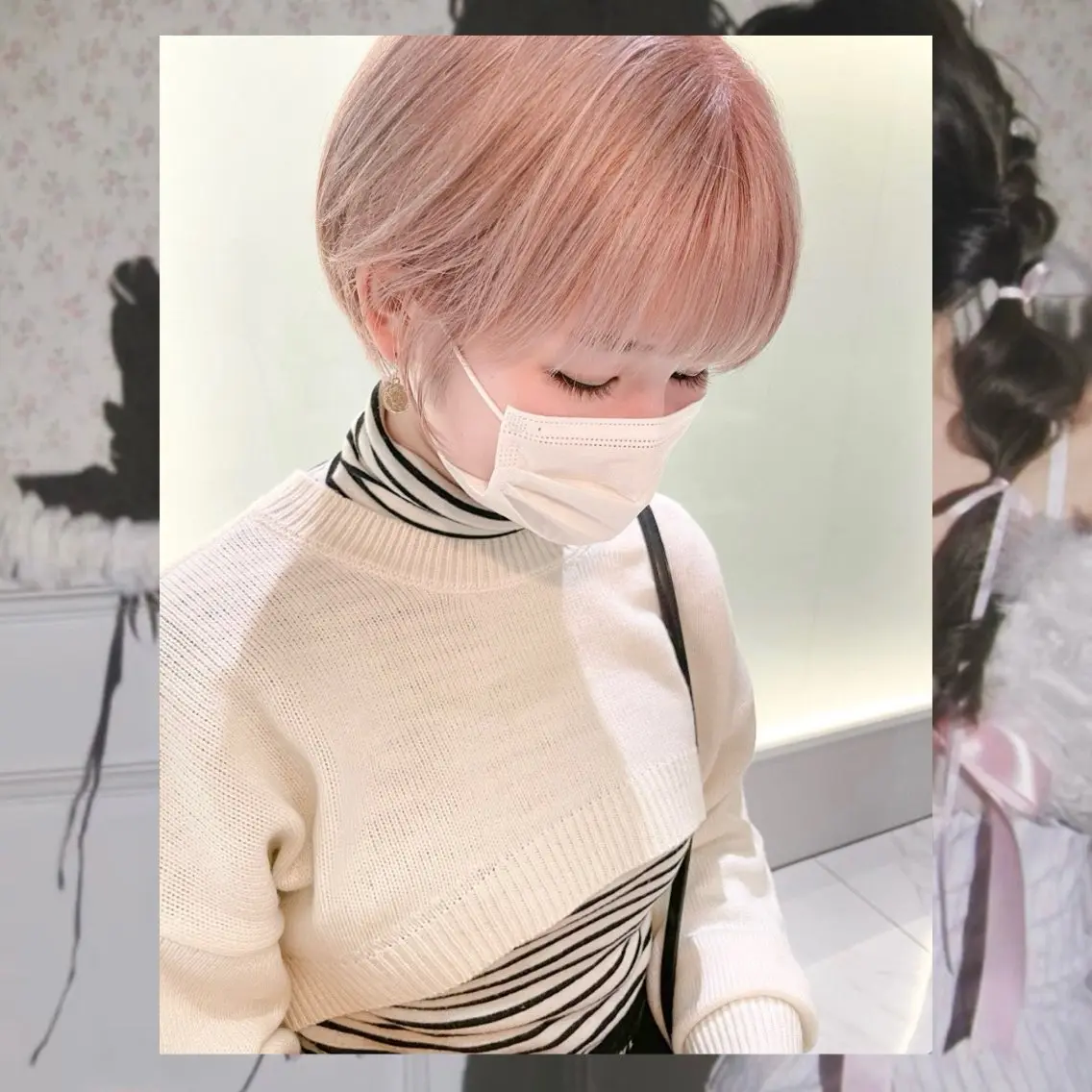 カラー ベージュカラー ブリーチ ダブルカラー ハイトーンカラー インナーカラー ヘアカラー 広香🪽ハイトーン/ レイヤー/ヘアセットのヘアスタイル