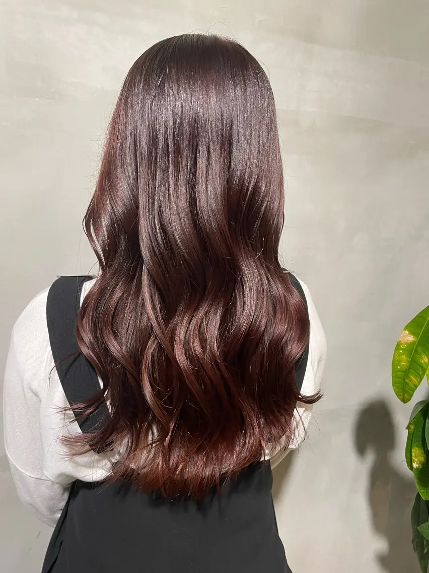 ロング カラー 🌺ハイトーン🌺 矢葺 なぎさ🌺🌺のヘアスタイル