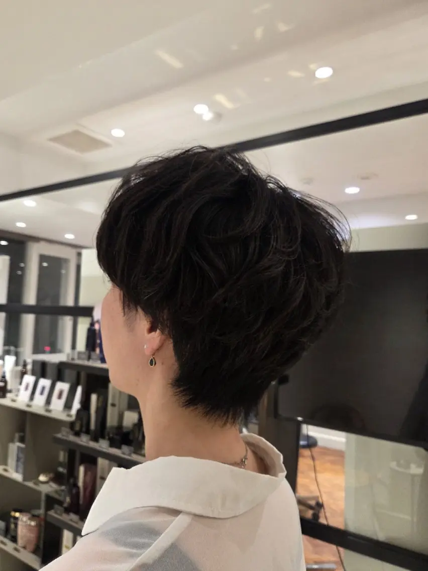 ショート パーマ ショートヘア ✨似合わせカット✨ 小田　なつめのヘアスタイル