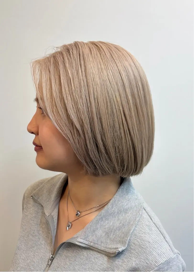 カラー ベージュカラー ホワイトベージュ 井上 悠人のヘアスタイル