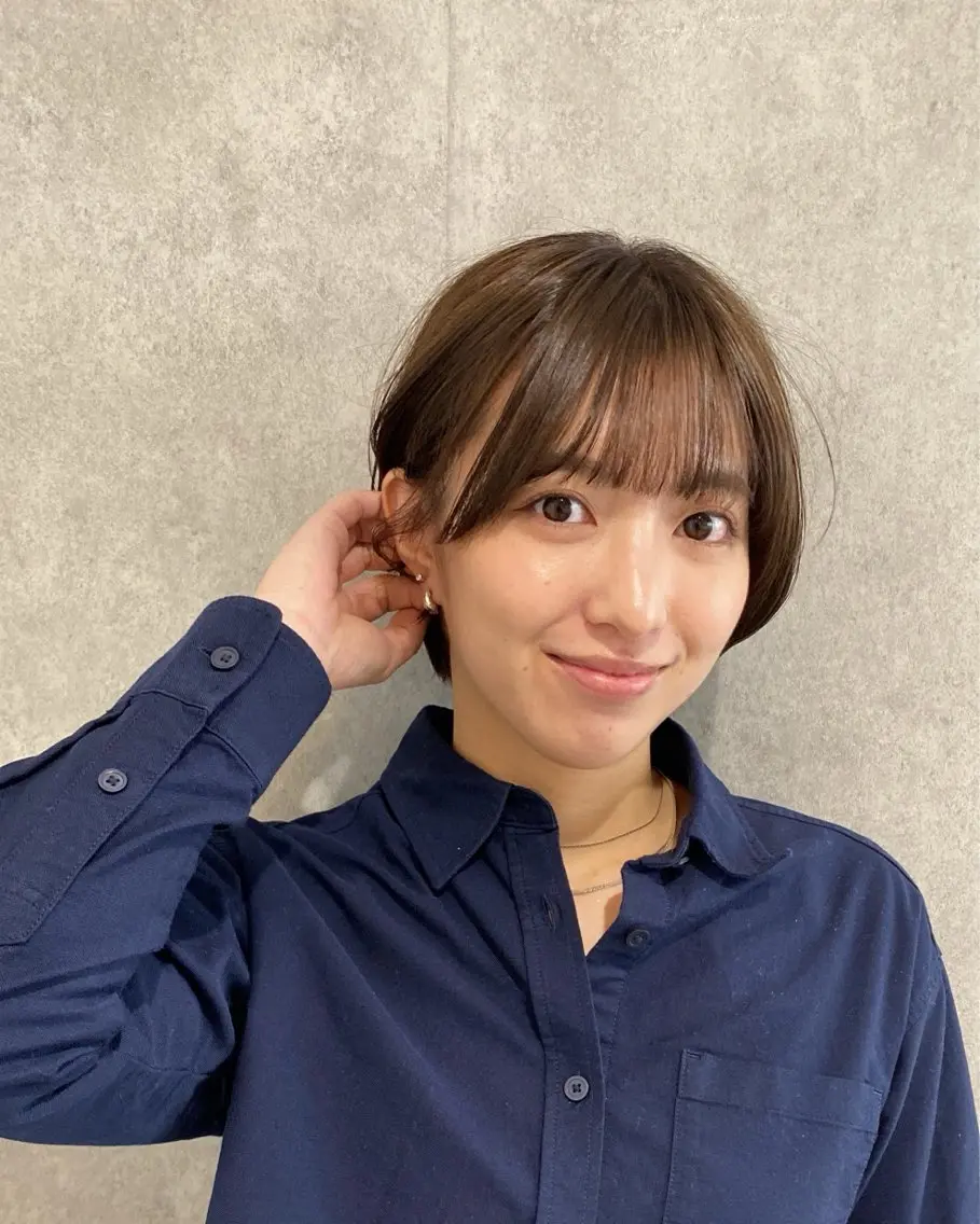 ショート ショートヘア 金子 芽威のヘアスタイル