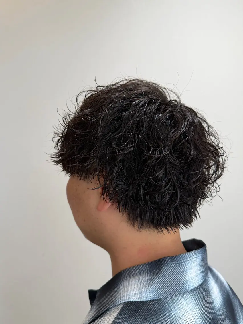 パーマ メンズ メンズパーマ 波巻きパーマ 垢抜け特化 ひなり🥀のヘアスタイル