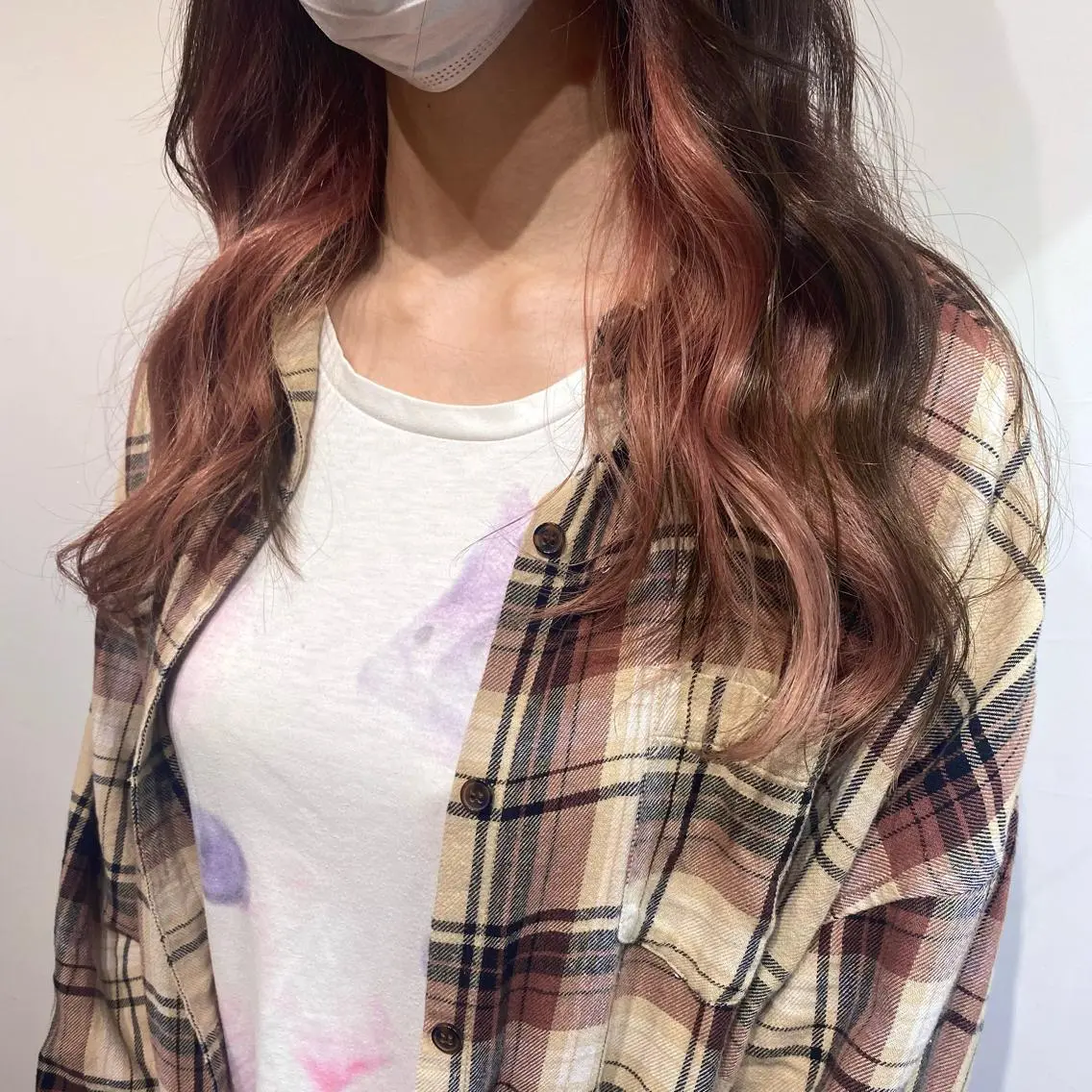 ロング カラー バレイヤージュ ブリーチ ケアブリーチ ダブルカラー イヤリングカラー 韓国ヘア特化 💟 ララア 💟のヘアスタイル