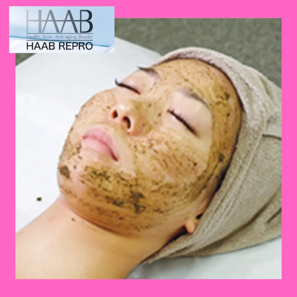 【HAAB】🌱ハーブピーリング🌿ニキビ撃退！毛穴&黒ずみ&くすみ肌質管理🧖🏼‍♀️¥33,000⇒¥19,800の写真