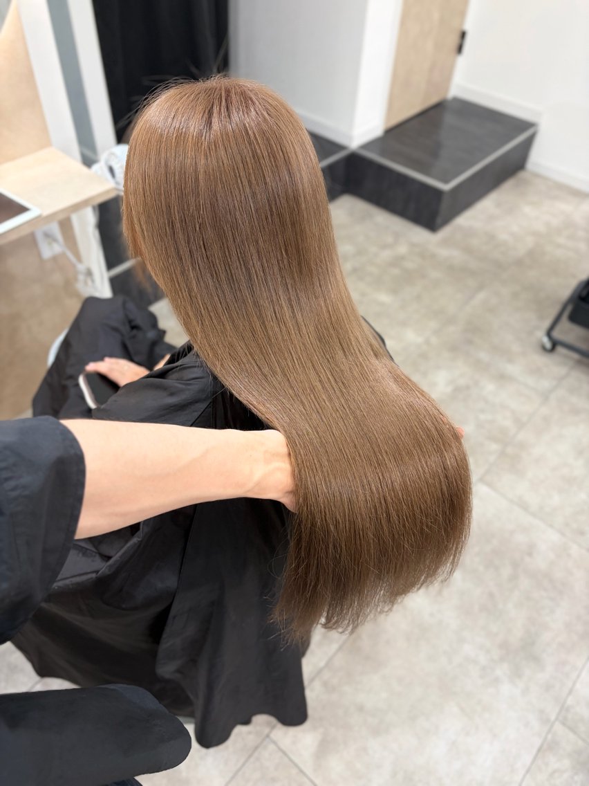 ロング ヘアカラー トリートメント 廣庭 勇人のヘアスタイル
