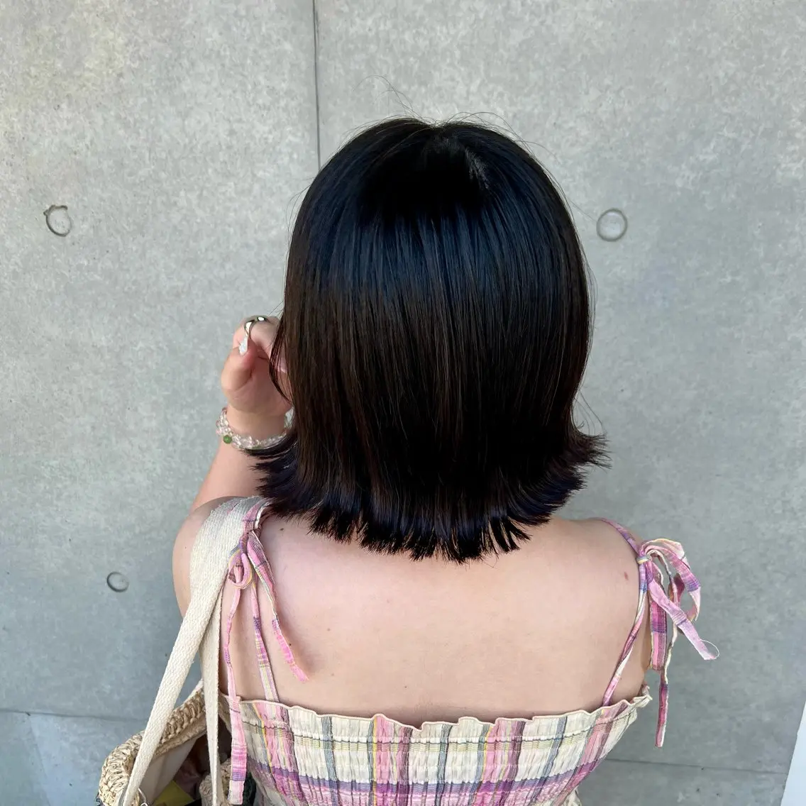 ショート 外ハネヘア カット 遠藤姫花 𝒂𝒔𝒉草加𓂃のヘアスタイル