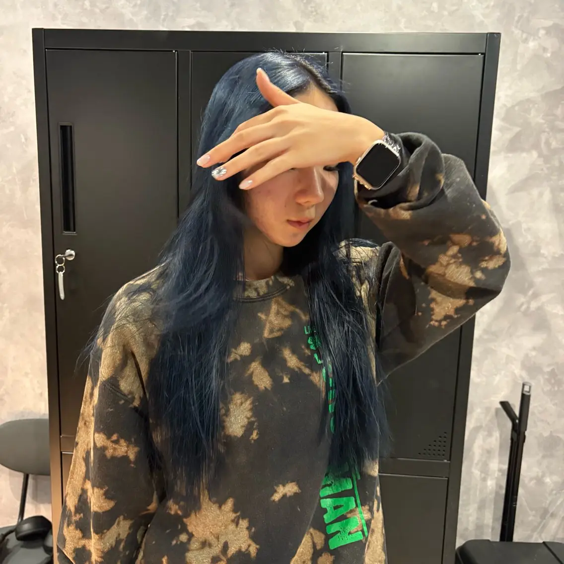 ロング カラー ヘアカラー トリートメント nameless miichiのヘアスタイル