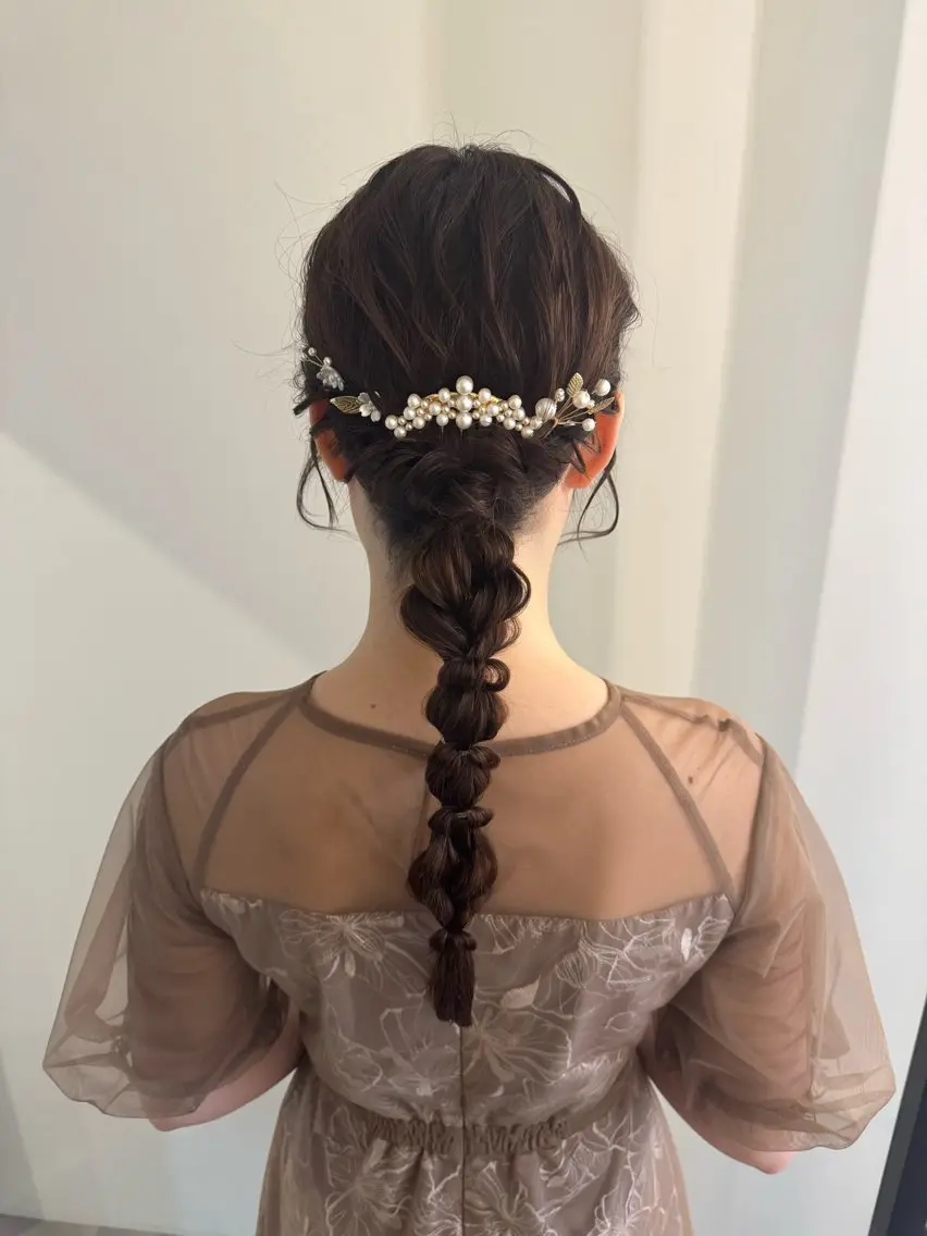 ヘアアレンジ ヘアセット 内沼 恵留菜のヘアスタイル