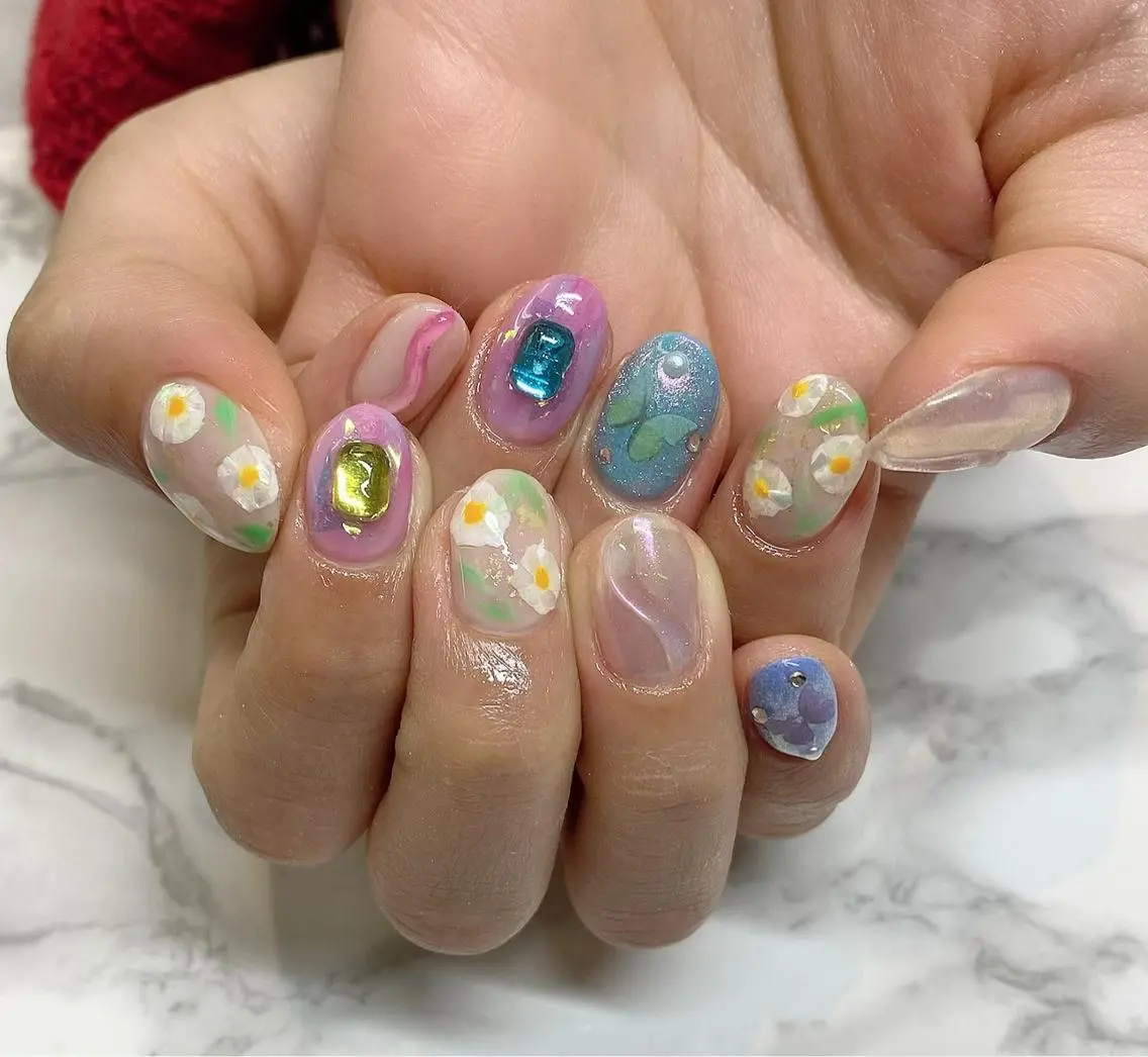 ネイル ハンドネイル nail salon 9NINEのネイルデザイン
