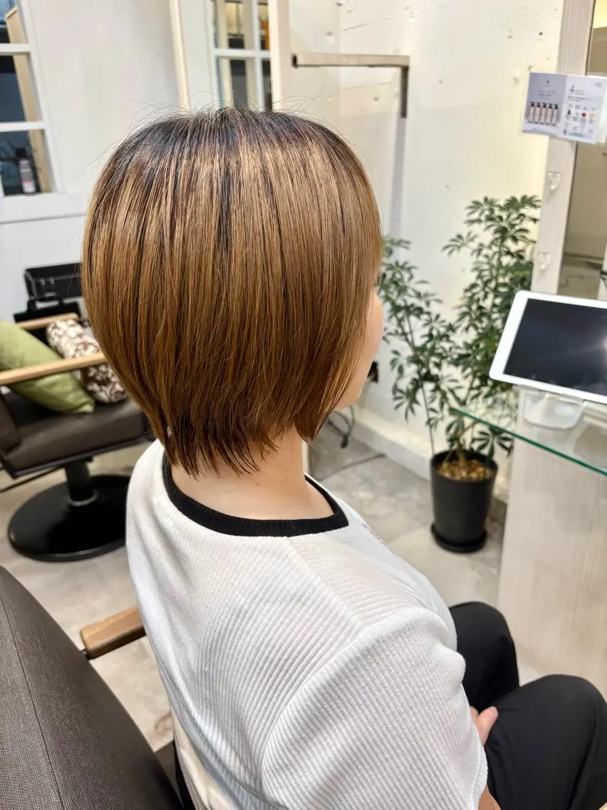 ショート 🥨伊藤みやこ🥨 カットモデル🌈のヘアスタイル