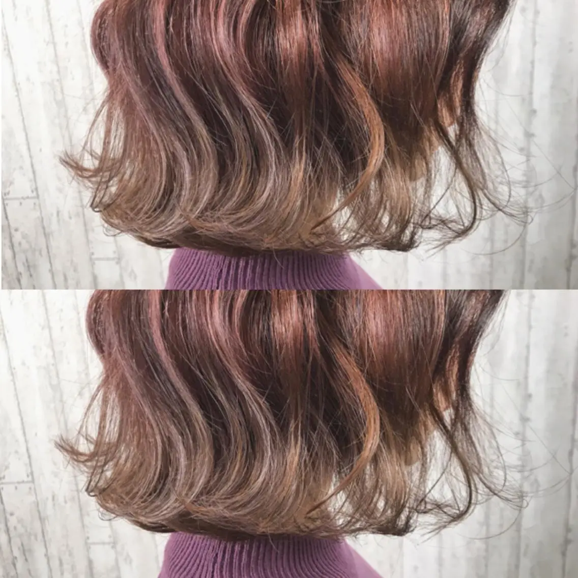 ミディアム カラー 田中 あかねのヘアスタイル