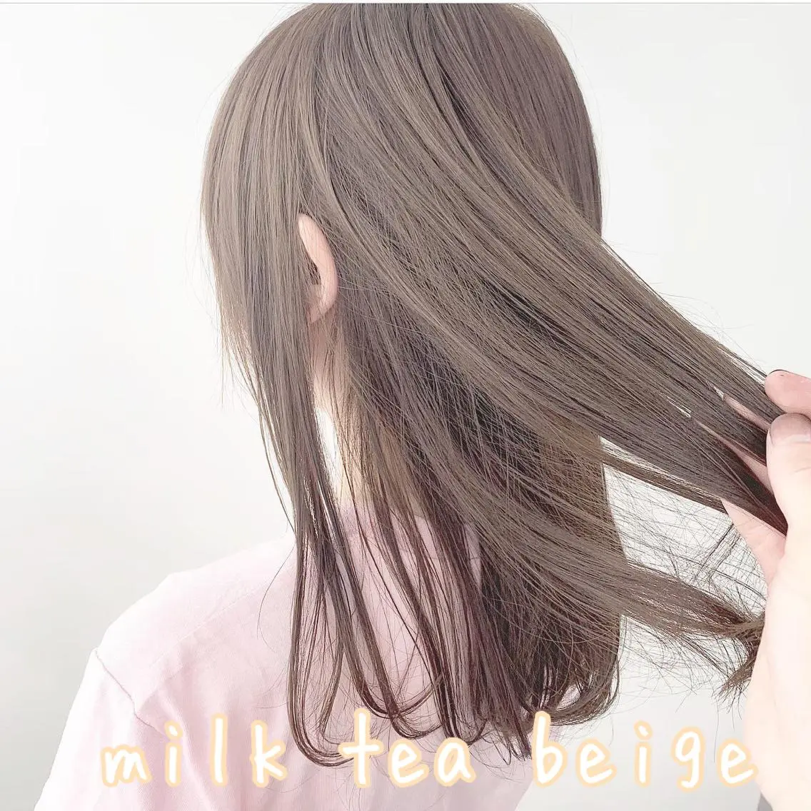 ミディアム カラー パーマ 🩶透髪×モテ髪🩶 FRUITS🏹🩶のヘアスタイル