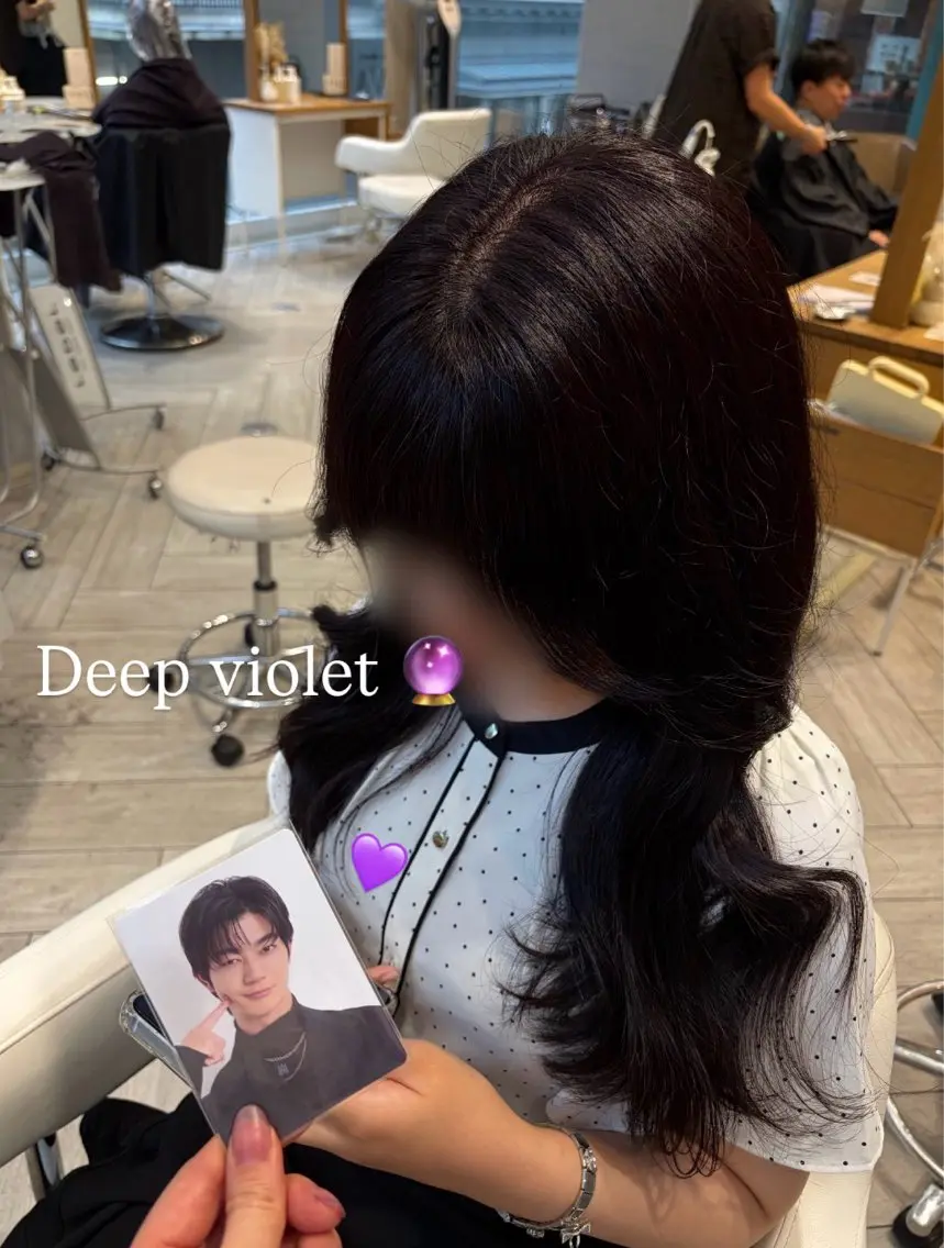ロング ヘアカラー トリートメント 蓮池 愛海のヘアスタイル