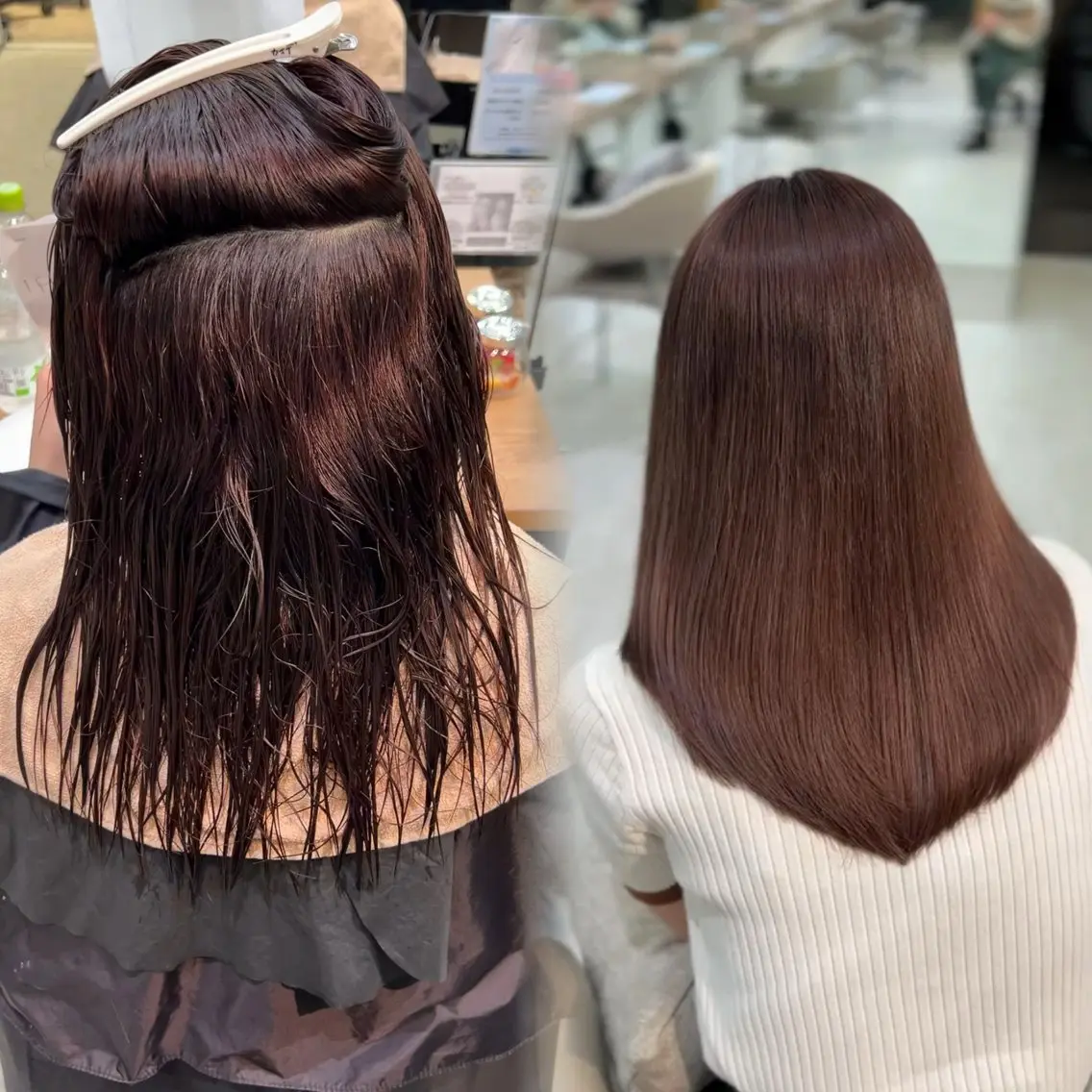 ミディアム カラー パーマ ⭐️似合わせボブ ⭐️かえでのヘアスタイル