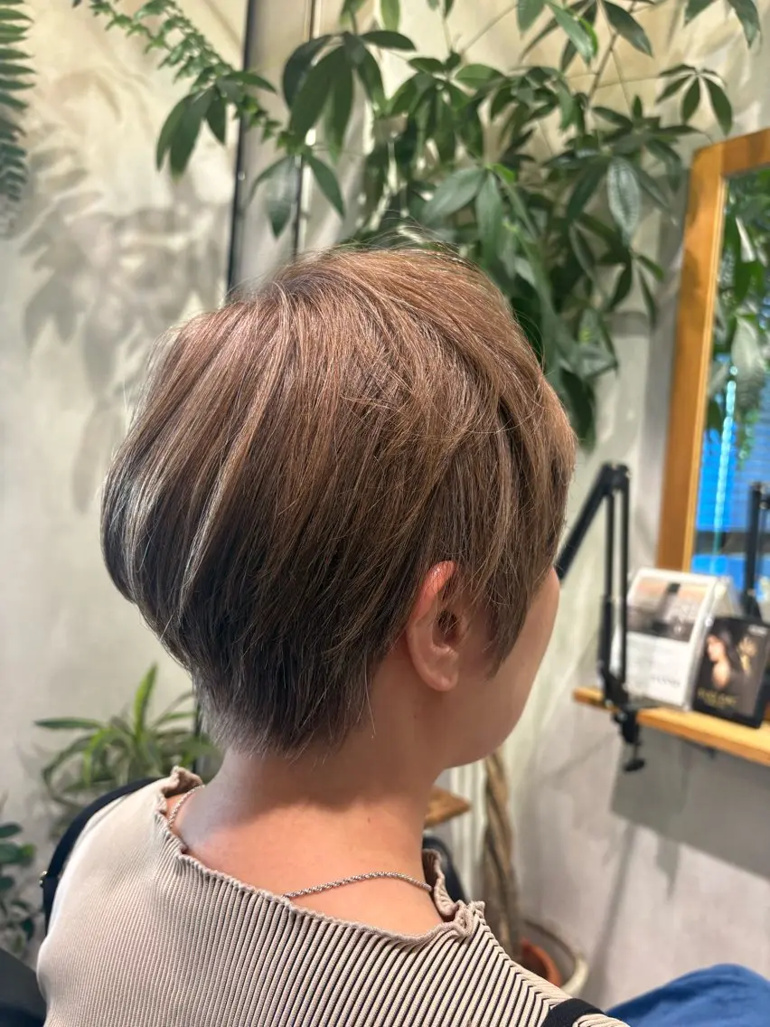 ショート 馬場 彩のヘアスタイル