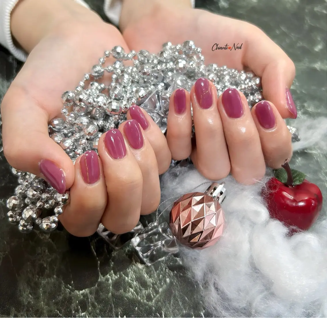 ネイル ミラーネイル ワンカラーネイル Chianti Nailのネイルデザイン