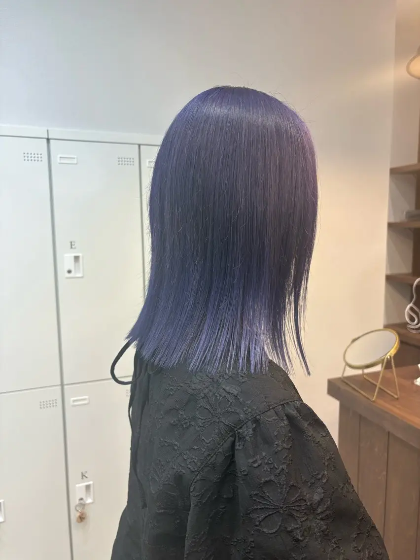 カラー ヘアカラー まろみ暖色×ボブ ×chia🕯のヘアスタイル